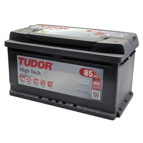 prezzo tudor batteria 85ah|Batteria Tudor Ta852 High Tech 12v 85ah Dx Spunto 800.